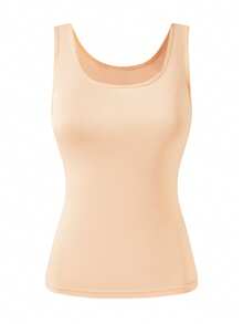 yalisi 3 piezas de tops de camisola sin mangas versátiles, de unicolor, aptos para uso diario, para todas las estaciones - Multicolor - Ver 8