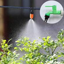 滴灌软管连接器专业微灌适配器农业灌溉配件 1/4 英寸滴灌管适用于太阳能灌溉系统套件