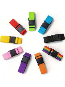 1/2/4Pcs Travel Straps For Luggage, Suitcase Belts, Luggage Belt, 2cm Wide Adjustable Luggage Strap, Luggage Belts, Practical Luggage Binding Strap, Anti-Explosion Binding Strap For Outing , Luggage Packing Strap , Travel Bag Holder Strap, Suitable For Suitcase,Traveling, Flight Business Trip, Holiday For Suitcase Backpack