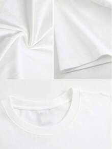 One piece shirts summer tops cotton  clothes women camisas de mujer lindas Camiseta de mago espacial 180g de algodón negro blancapatrón de estampado de fantasíaimpresión de algodón de alta calidadcuello redondocorte básico holgadohombres y mujerestranspirableversátillavable a máquinacómodatalla S ~ 3XLdiariacasualdeportivaimprescindible para el verano. - Blanco - Ver 3