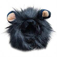 Simulazione di cane e gatto da compagnia, con criniera, orecchie, cappello, abito autunnale e invernale, copricapo nero, taglia M, pratico e popolare.