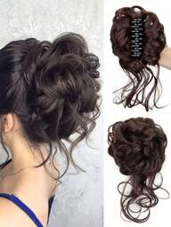 Elegant Curly Bun Fashion Heightening Puff Hair Pad, Extended Bun, Slouchy Style Clip Style Flower Bud Ball Head, Naturally Fluffy Hair Bag For Women With Long Beard, Wig Set, Ponytail Wig Ring Hair Clip - Easy To Clip Into Bun, Instantly Fuller Look, Hair Accessories Hair Tools, Curly Hair Accessory, Fall, Travel, Hair Tools, Accessories Women, Hair Stuff, Fall, Hair Accessories, Travel, Hair Accessories Women, Hair Accessory Women, Hair Tools, Hair Stuff, Stuff, Beauty Accessories, Gifts, Travel, Gifts For Women, Hair Stuff, Stocking Stuffers,Stocking Stuffers,Stocking Fillers,Stocking Stuffers For Women,Stocking Fillers Women,Christmas Gifts,Gifts,Christmas Stocking Fillers,Gifts For Women,Gift,Christmas Gift,Stocking Stuffers For Adults,Stocking Fillers For Adult,Hair Stuff,Women's Accessories,Stocking Stuffer,Coming-Of-Age Hair Accessory,Christmas Hair Accessories,Gift Ideas For Women,Beauty Stocking Fillers,Christmas Gifts For Women