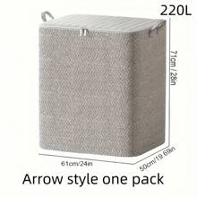1 pieza Bolsa de almacenamiento especial para ropa, edredón, caja de almacenamiento para mudanza, bolsa de almacenamiento para dormitorio del hogar, caja de almacenamiento de gran capacidad para clasificar, ropa de temporada, caja de almacenamiento de ropa, cajón del hogar, armario plegable del dormitorio, armario, caja de clasificación de ropa interior, adecuado para bolsa de almacenamiento de vuelta al colegio, bolsa de almacenamiento multifuncional