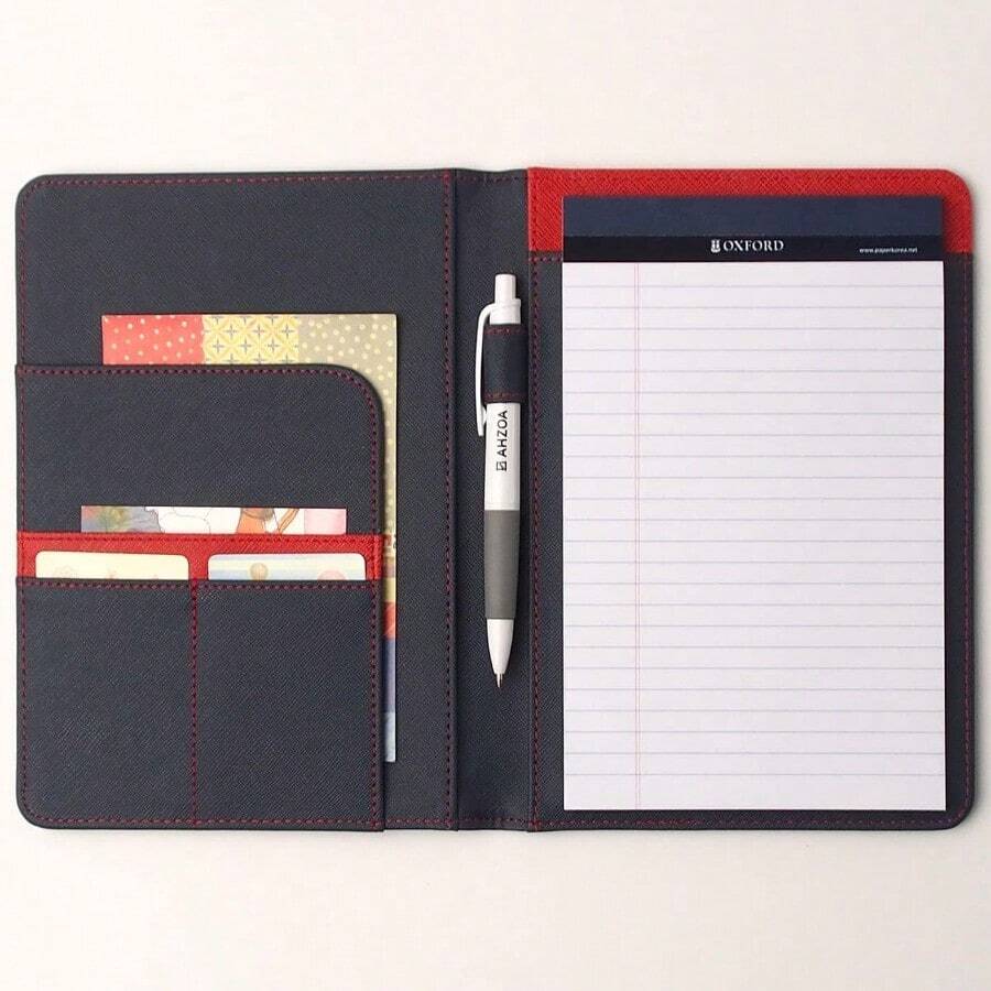 3 Pockets A5 Size Memo Padfolio S7 Including 5 X 8 Inch Legal Writing ...