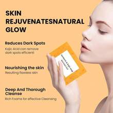 Turmeric Duo Magic! Foaming Cleanser (Deep - Cleans, Brightens) + Turmeric Tablets (Wellness - Boosting). 2 - In - 1 Skincare & Health Power, Unlock Radiant Skin And Vitality! ,Skin Care,Brightening Face Turmeric Products,Skincare Set✨