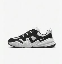 Zapatillas casuales NIKE TECH HERAF para hombres, estilo retro en negro y blanco, ligeras y cómodas, versátiles FJ9532-101 - Blanco y Negro - Ver 2