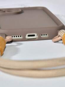 3pcs/Set Stylish Korean Black Braided Lanyard, Compatible With Apple 17 Pro Max, 14, 13, 11, XS Max, 12 Pro, 8/7/8 Plus, Versatile Shoulder Strap, Phone Case Accessories