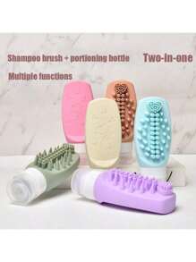 Body Wash And Shampoo Can Be Refilled And Dispensed Into Bottles. The Bottle Dispenser Is A Portable Empty Liquid Container That Can Be Used For Combing Hair And Washing Face. It Is Multi-Functional And Can Be Dispensed Into Bottles. It Is A Must-Have For Travel, A Must-Have For Returning To School During The Summer Vacation, A Must-Have For Camping During The Vacation, And A Must-Have Accessory For Both Women And Men