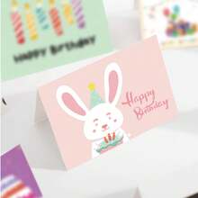 42张生日快乐贺卡带信封贴纸DIY组合套装INS创意祝福留言生日卡片（20张生日卡+20个信封+2张生日贴纸）