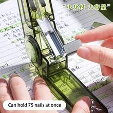 360°可旋转订书机套装（含400个订书钉），适合学校、办公室和家庭日常装订使用，开学季必备学习办公文具用品、学校用品、返校