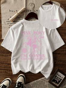 Summer Casual Printed Round Neck Short Sleeve T-Shirt, Suitable For Girls And Children - Artistic Style T-Shirt, Inspiring Imagination And Self-Expression. Children's Wear, Girls Graphic Tee, Summer Top, Teen Clothing - White - View 4