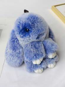 1 Handmade Plush Rabbit, Soft And Fluffy, With A Comfortable Touch, The Perfect Gift For Birthdays And Holidays To Give To Friends. - 彩色 - 查看 15