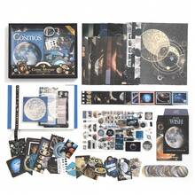 155pcs Stationery Gift Set For Notebook, Diary Materials Including Stickers, Washi Tape, Creative Retro Style Accessories,Back To School,School Supplies