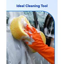SHDGDGN Car Wash Sponge, Car Cleaning Large Sponges, All Purpose Sponges For Cleaning, Easy Grip Thick Foam Scrubber, Giant Bone Sponge For Kitchen, Bathroom, Household Clean - 1 - View 7
