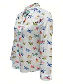 女士衬衫 - 白色 - 查看 3