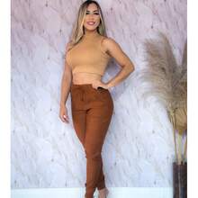 Women's Jogger Pants - Camel - View 3