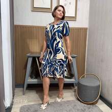 Vestido Midi Barrado plissado  Estampa total  Padrão Texturizado  Floral    Tecido    Nó  Botões na frente  Drapeado  Plissado  Plissado    Praia  Noite  Casamento  Escritório  Festa de aniversário  Festa do chá de bebê  Night  Trabalhar  Formal e Noturno