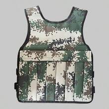 1pc Weighted Vest For Running & Fitness (Vest Only), Maximum Load Capacity 35 Kg (Weights Not Included) - Camouflage Color - View 7