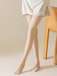 Winter Warm Pantyhose Thicken Women Thermal Lined Tights Daily Stockings Black Leggings