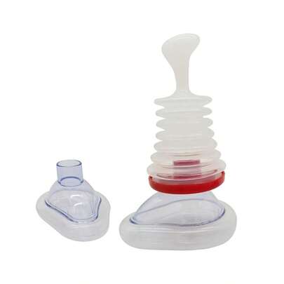 1 dispositivo de rescate por asfixia para niños y adultos, que puede eliminar eficazmente líquidos y objetos extraños que causan dificultades respiratorias.