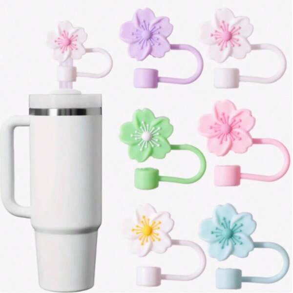 Straw Cap Straw Cover Cartoon Creative Ice Cup Dust Plug