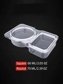 صندوق تخزين الطعام القابل لإعادة الاستخدام والغمس 5/10/20 قطعة، صندوق لتخزين الطعام للسفر/التخييم، مربع تخزين طعام للتخيير الصيفي مع غطاء، متعدد الأغراض مع الغطاء، علبة وجبات سريعة لخلع السلطة، وصندوق توابل مزدوج، وعلبة طعام مع بطانية، للوجبات الجاهزة - متعدد الألوان - مشاهدة 9