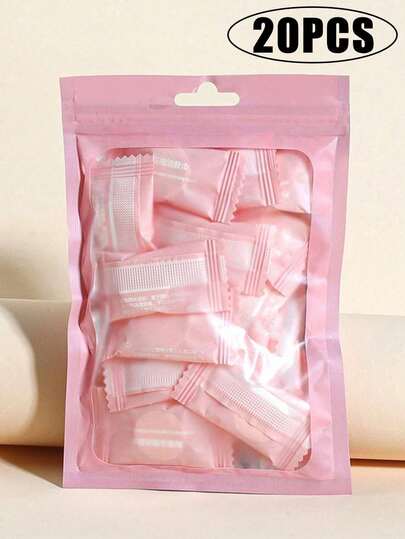 Serviette jetable compressée portable de voyage, serviette de toilette jetable, convient pour les peaux sensibles et utilisée comme lingettes de nettoyage. Serviettes compressées portables jetables mini comprimées sous forme de pastilles de papier toilette pour les voyages, le camping, la randonnée, les sports, les salons de beauté, les essentiels de voyage