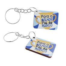 Father's Day Keychain "Best Dad In The World" In MDF - A Simple Gift Full Of Love