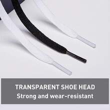 TendenciaUamGlsob - Cordones planos de algodón para zapatos deportivos de repuesto para zapatos deportivos Air  1/2/3/4/5/6/7/8Calidad premium - Blanco - Ver 5