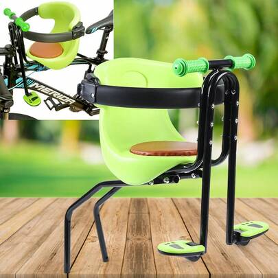 Bike Child Seat, Bicycle Child Seat, Adjustable Bicycle Child Safety Seat, Suitable For Babies Around 1-4 Years Old And Compatible With Some Mountain Bikes