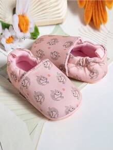 0-2 Years Old Baby Soft Bottom Toddler Shoes, Hedgehog Pattern Flat Shoes, Anti-Slip Breathable Infant Prewalker Shoes, Spring/Summer Slip-On Soft Bottom Shoes, Cute Crawling Shoes For Baby Girls