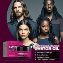 5种不同类型的定型啫喱，防毛躁持久定型保湿不油腻，男女通用 - 彩色 - 查看 8