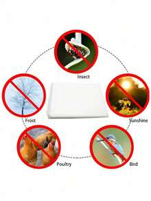 1pc,Protect Your Vegetables & Fruit Trees With Garden Floating Row Covers - Perfect For Freezing Weather! - White - View 6