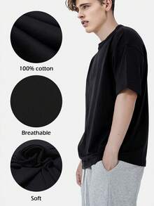 Panama & Puerto Rico Heritage Perfection Graphic T-Shirt - 100% Cotton 180gsm Crew Neck Short Sleeve Tee For Men & Women, Unisex Casual Cultural Pride Apparel (S-XXXL, Black) - Ideal Gift For Dad, Mom, Friends - 黑色 - 查看 4