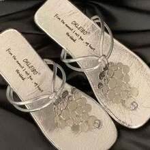 Women's Flip-Flops Sandals For Beach Holidays - White - View 3