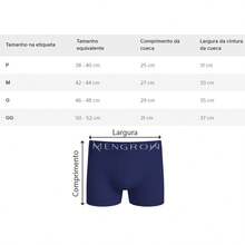 Kit 10 Microfiber Boxer Briefs Men's Box Adult Seamless Underwear Original Mengrow Wholesale - Clasificado - Ver 4