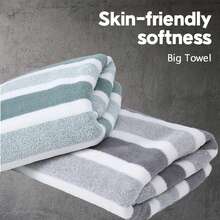 4Packs Bath Sheet Grey Back To School For Beauty Salon Home Bathroom Home Deocr Bathroom Deccor  Bathroom Essentials  Room Deciration Home Décor - Light Grey - View 4