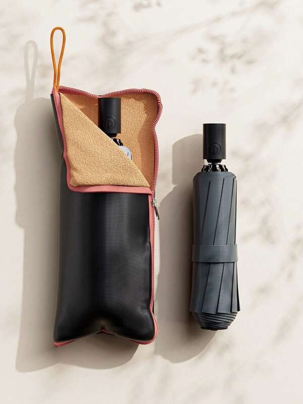Bolsa Multifuncional Absorvente de Água para Guarda-chuva, Manga Absorvente de Água Anti-chuva para Guarda-chuva Portátil, Bolsa de Armazenamento de Guarda-chuva 2 em 1