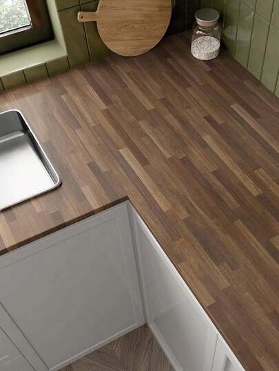 1 Roll Vintage Wood Grain Peel And Stick Wallpaper, Waterproof, Removable Self-Adhesive Wall Paper, Suitable For Cabinet, Desk, Wall, Tile (15.76in*197in)