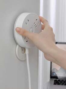 Detachable, No Drilling Required, Power Board Fixed, Plug-In Fan, Adhesive Straps