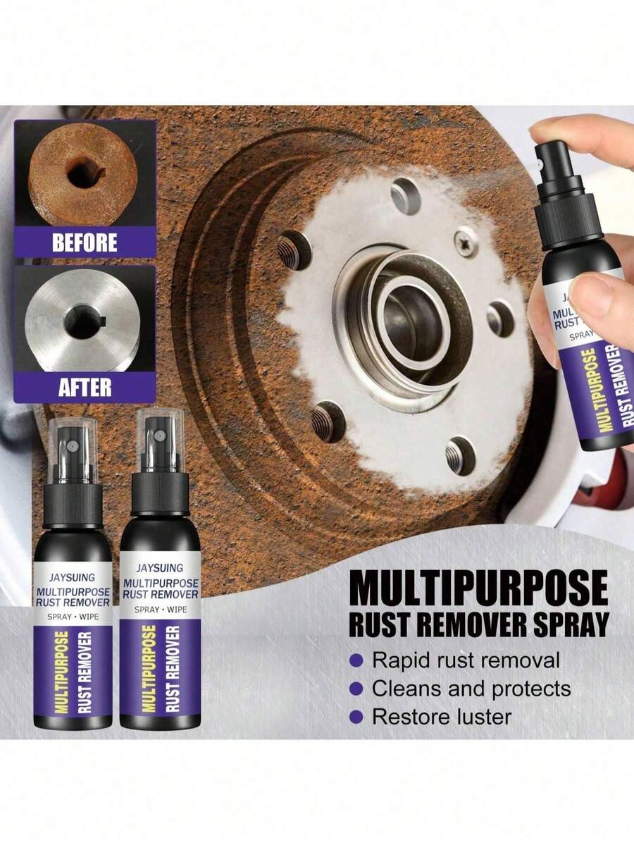 JAYSUING 金属除锈剂-汽车轮毂抛光清洁剂、水龙头除锈、多用途清洁（新旧款随机发货）