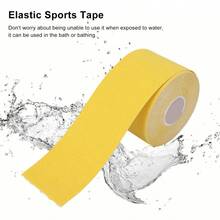 Cinta elástica de estiramiento de una sola pieza para protección de la rodilla con corte previo, para cinta de kinesiología de músculo de tobillo y rodilla (2.5 CM * 5 M) - Accesorios de gimnasio, vendas deportivas, cinta deportiva - Ver 10
