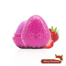 1/4pcs Strawberry Flavored Lip Balm, Enhances Lips Volume, Long-Lasting, Moisturizing, Nourishing, Lip Care, Women's Lip Line Reparing Perfect Christmas, Halloween Gifts - 彩色 - 查看 11