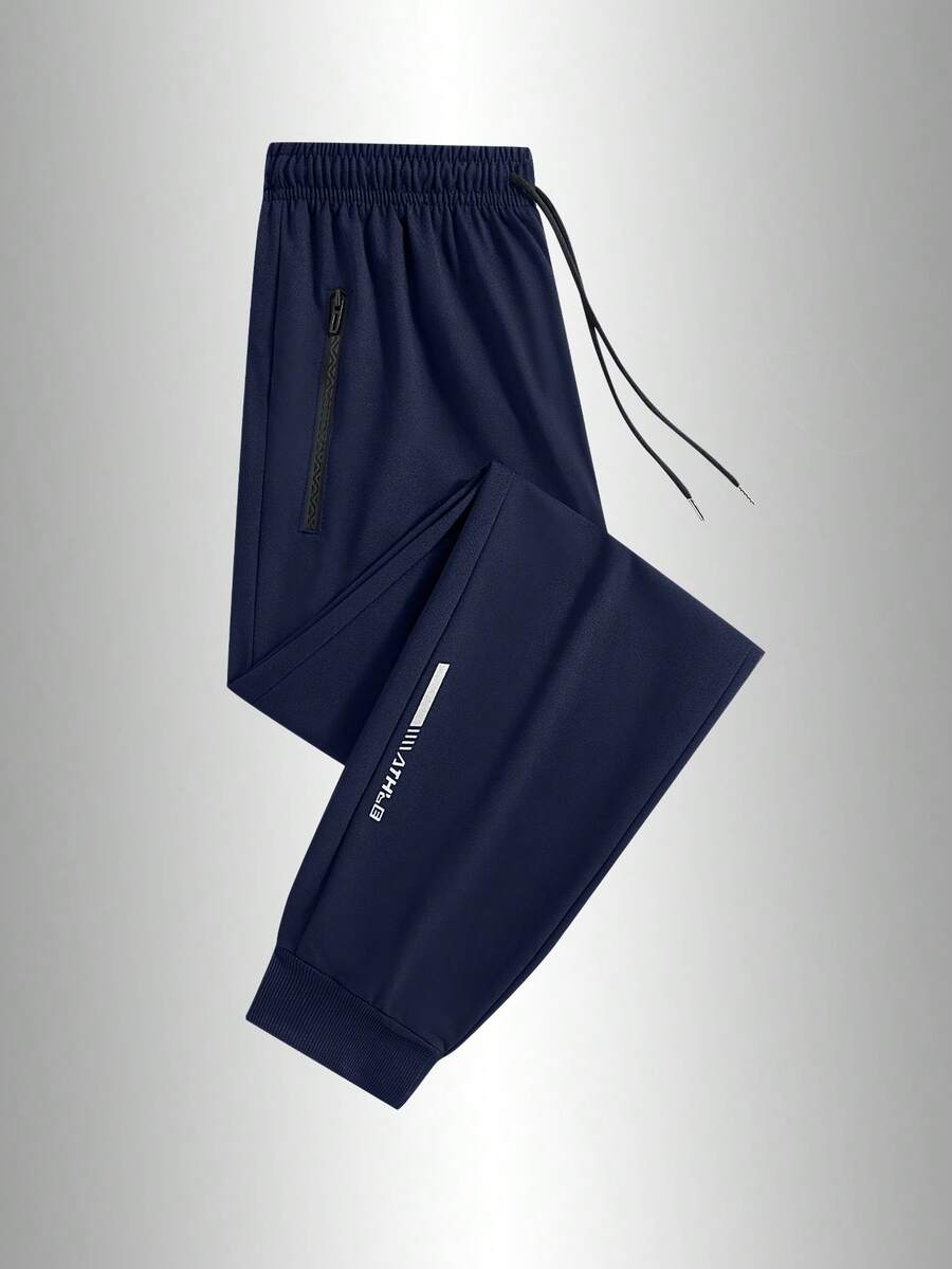 Quần dài nam kiểu dáng thường ngày, phù hợp cho mùa xuân, hè, thu và đông, có túi và khóa kéo, thích hợp cho các hoạt động hàng ngày, thể thao, chạy bộ, leo núi, du lịch và mặc thường ngày.