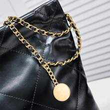 Women Top Handle Bags - 大號 銀鍊 - 查看 5