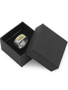 Feng Shui PiXiu Adjustable Ring Mantra Protection Wealth Ring For Men Women - 金色 - 查看 3