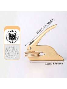 1 件定制压花印章，适合作为儿童礼物，多功能，装饰性，字母，时尚，现代，多彩，可爱，可爱，休闲，定制，个性化，独特，定制，适合送给他的理想礼物，适合送给她的理想礼物，多功能，装饰性，字母，时尚，现代，多彩，可爱，可爱，休闲，定制，个性化，独特，定制，适合送给他的理想礼物，适合送给她的理想礼物，定制儿童成长纪念品 - 彩色 - 查看 10