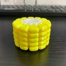 3D Printed Creative Corn Cubic Puzzle Brain Teaser Toy, Decompression Assembling Toy For Teens & Office Workers, Interlocking Corn Kernel Pieces Exercising Brain Power, Interesting Gift For Friends - Corn Cubes - View 10
