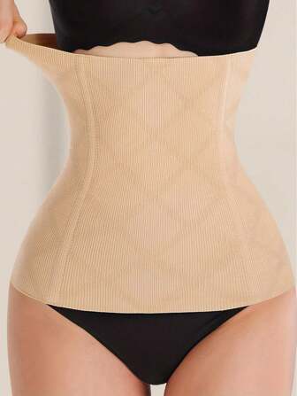 Women's Seamless Waist Cincher, High Waisted Memory Fabric Waist Trainer For Waist Slimming