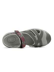 Women's Closed-Toe Hiking Sandals Arch-Support Lightweight Athletic Footwear For Outdoor Travel & Beach Adventures - 灰色 - 查看 5